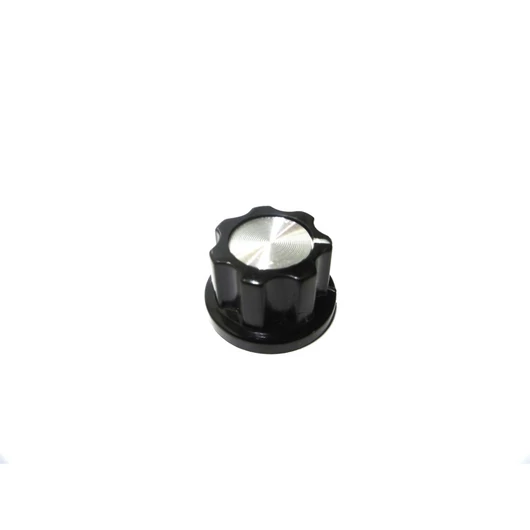  Button (potentiometer) TRM-202MK3 black inside silver Ø=22,5mm small