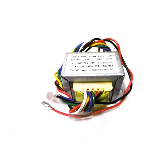  Transformer Sec.:100-70-22-16-11V Pri.:15V (EA-AUDIO-TA-30W-V0.1) CP-30P