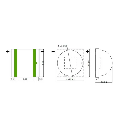  LED 15W WW LED KLS-60 WW (TX-5050W15FC120)