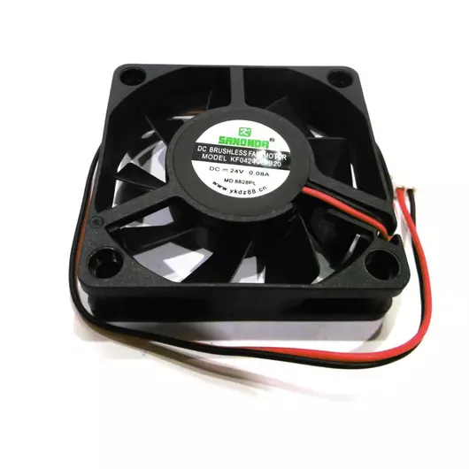  Fan 24V/0.08A 60x60x15 axial (KF0424VB-B20 24VDC 0.08A)