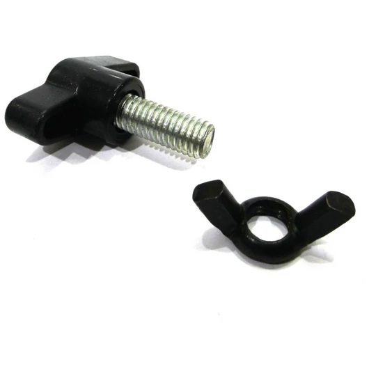  Locking screw M8X18 Wing (including nut) black