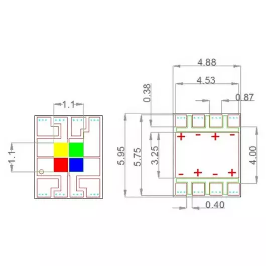  LED COB 40W RGBW LED IP PAR 12x40 QCL Zoom (OSR-40RGBW)