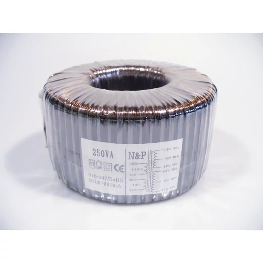  Transformer Sec.: 19-0-19V/41-0-41V 250VA