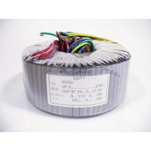  Transformer Sec.: 57-0-57V/11V/15V/15-0-15V Pri.: 230V (M350) PAP-350