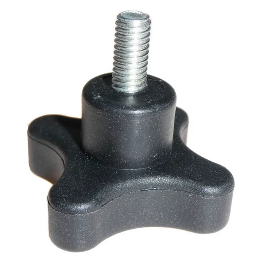  Locking screw M6x12 star knob (matt)