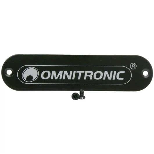 OMNITRONIC Omnitronic logo plate with screws for TRM-222