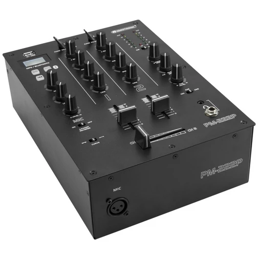 OMNITRONIC PM-222P 2-channel DJ Mixer with Player