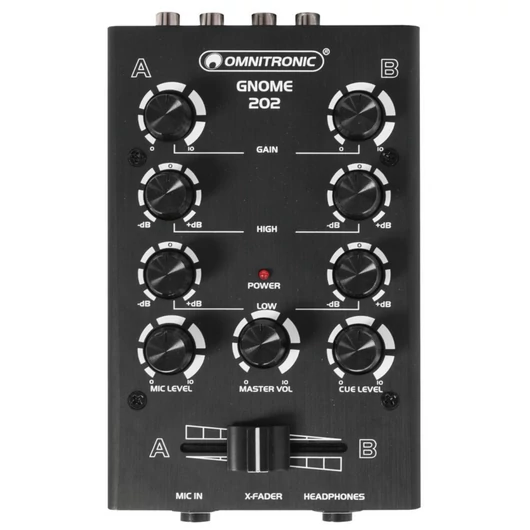 OMNITRONIC GNOME-202 Mini Mixer black