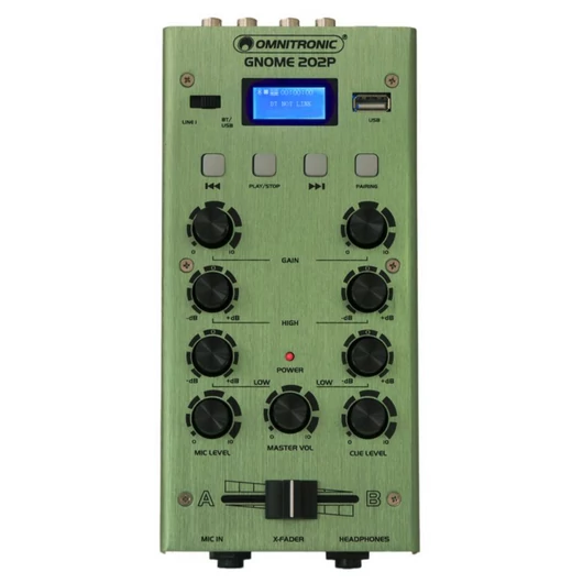 OMNITRONIC GNOME-202P Mini Mixer green