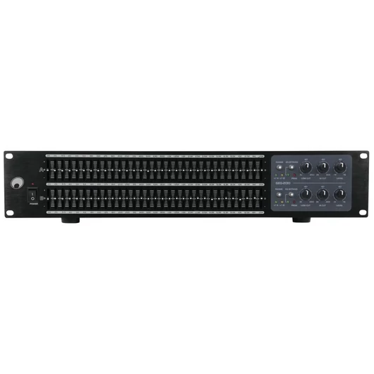 OMNITRONIC GEQ-2310 Equalizer 2x31-Band