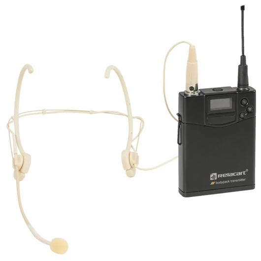 RELACART UT-222 Bodypack with HM-600S Headset