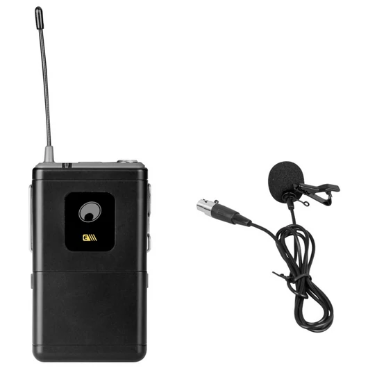 OMNITRONIC UHF-E Series Bodypack 828.6MHz + Lavalier Microphone