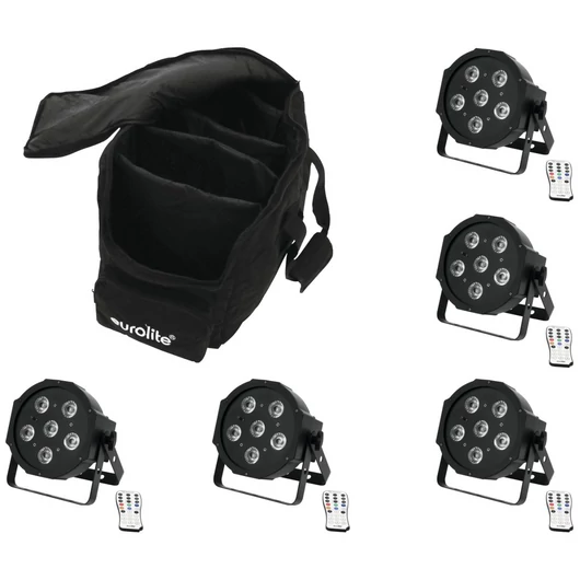 EUROLITE Set 5x LED SLS-603 + Case