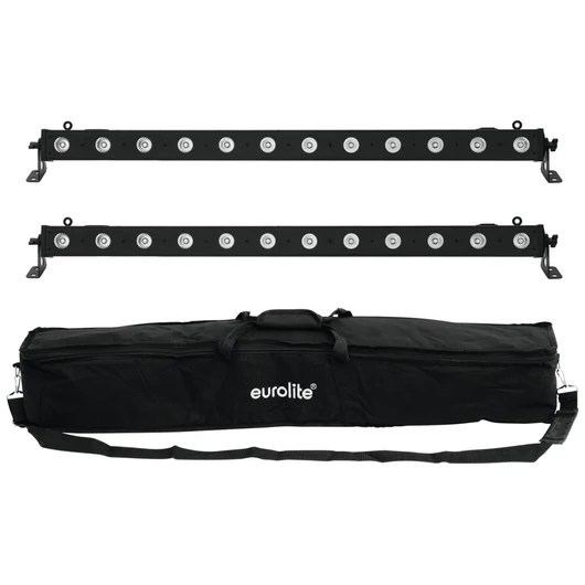 EUROLITE Set 2x LED BAR-12 QCL RGBW + Soft Bag