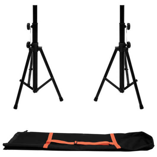 OMNITRONIC Set 2x BS-1 EU Loudspeaker Stand + Carrying Bag