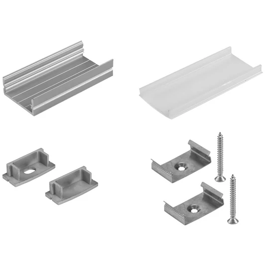 EUROLITE Mounting set U-profile 20mm for LED Strip