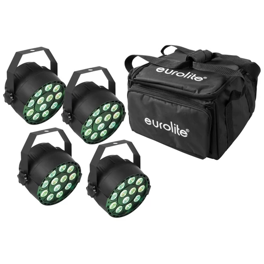 EUROLITE Set 4x LED PARty TCL Spot + Soft-Bag