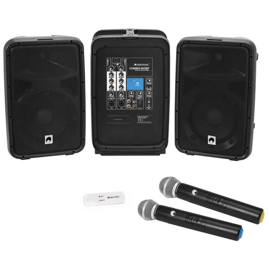 OMNITRONIC Set COMBO-160BT active PA system + UWM-2HH USB Wireless mic set