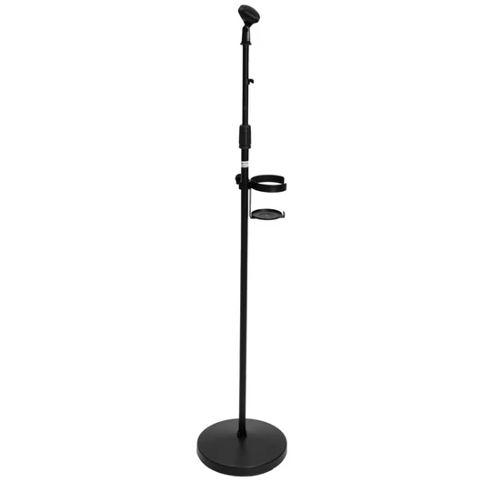 OMNITRONIC Set Microphone stand for disinfectant, black