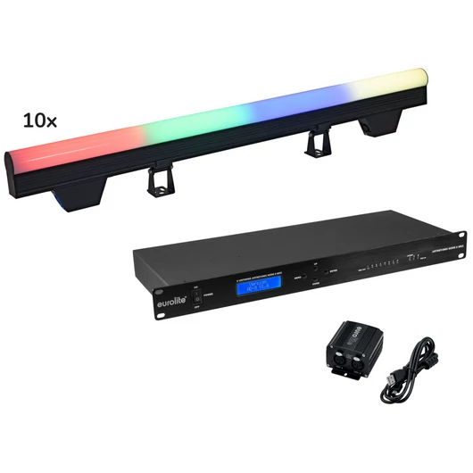 EUROLITE Set 10x LED PT-100/32 Pixel DMX Tube + DMX Software