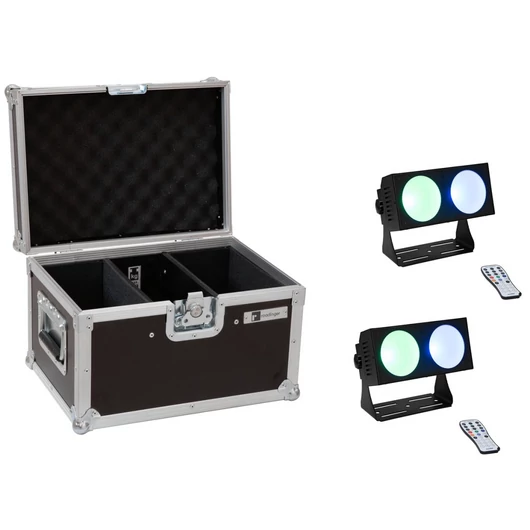 EUROLITE Set 2x LED CBB-2 COB RGB Bar + Case