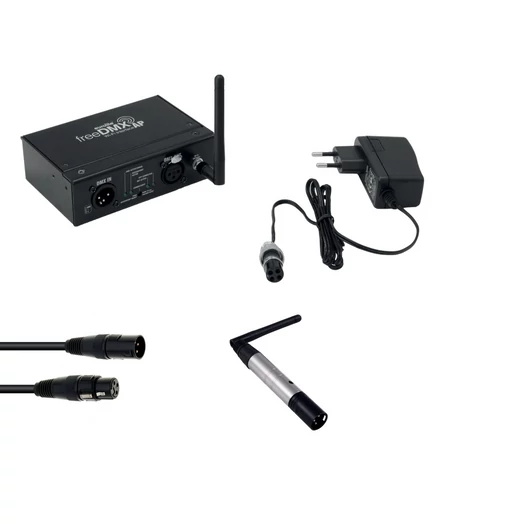 EUROLITE Set freeDMX AP Wi-Fi Interface + QuickDMX Funksender + DMX Cable