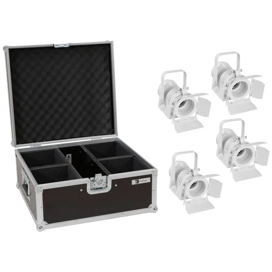 EUROLITE Set 4x LED THA-20PC TRC Theater Spot wh + Case