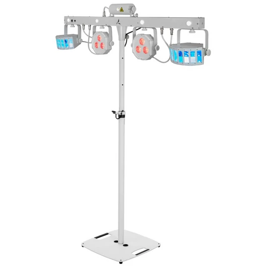 EUROLITE Set LED KLS Laser Bar FX Light Set white + BPS-2 Loudspeaker Stand white