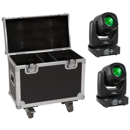 EUROLITE Set 2x LED TMH-B90 + Case with wheels