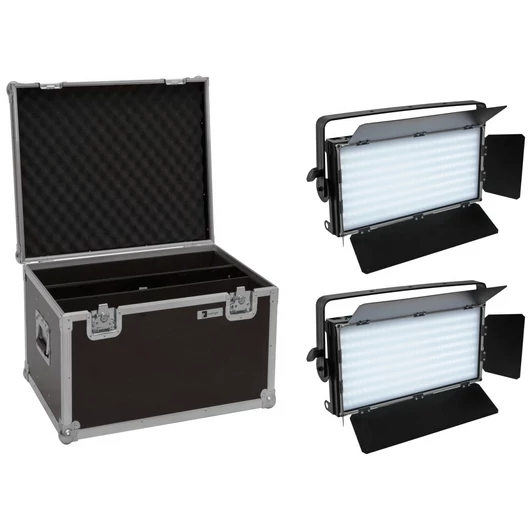 EUROLITE Set 2x LED PLL-480 QCL Panel + Case