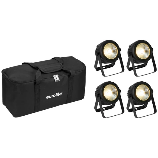 EUROLITE Set 4x LED PARty Spot COB + Soft Bag