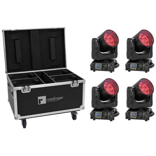 FUTURELIGHT Set 4x EYE-740 MK2 + Case with wheels