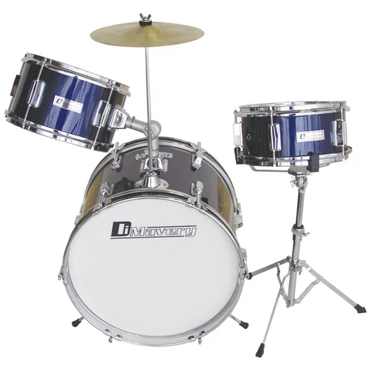 DIMAVERY JDS-203 Kids Drum Set, blue