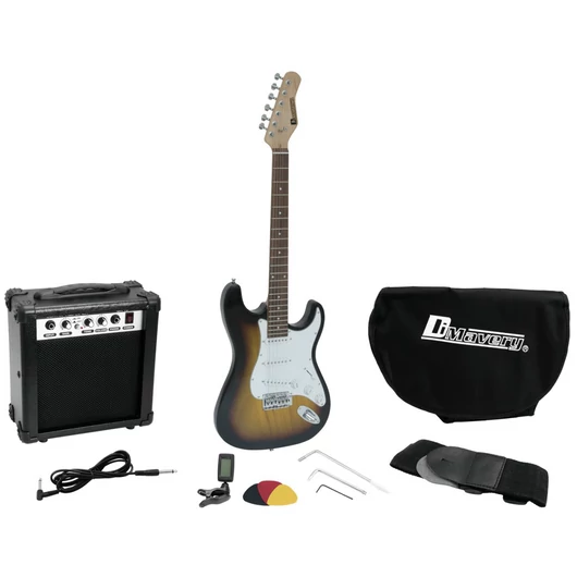 DIMAVERY EGS-1 Electric guitar set, sunburst