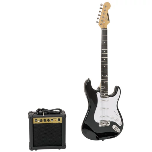 DIMAVERY EGS-1 Electric Guitar Set, black