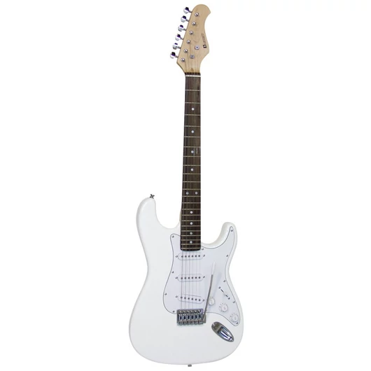 DIMAVERY ST-203 E-Guitar, white