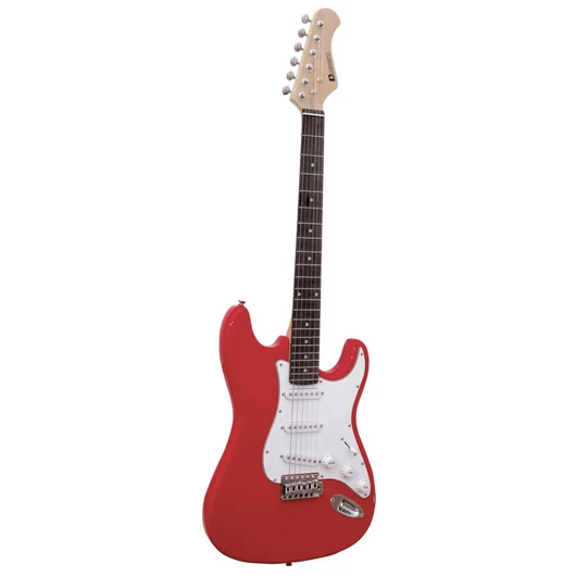 DIMAVERY ST-203 E-Guitar, red