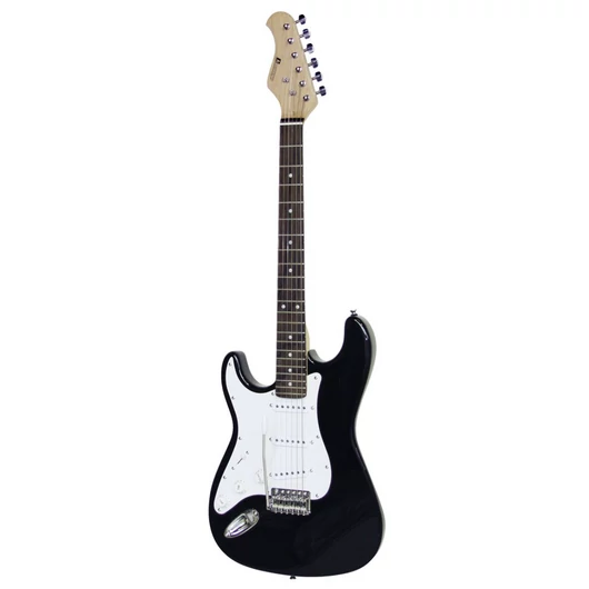 DIMAVERY ST-203 E-Guitar LH, black