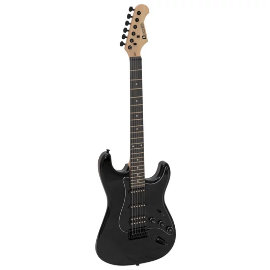 DIMAVERY ST-312 Electric Guitar, black/black