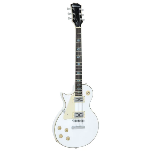 DIMAVERY LP-700L E-Guitar, LH, white