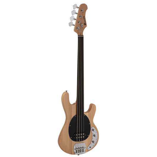 DIMAVERY MM-501 E-Bass, fretless, nature