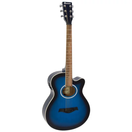 DIMAVERY AW-400 Western guitar, blueburst