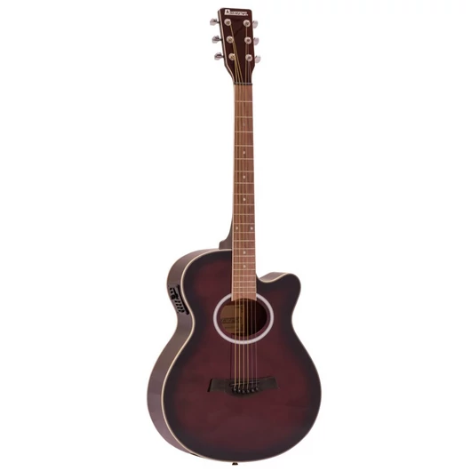 DIMAVERY AW-400 Western guitar, redburst