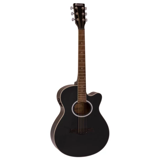 DIMAVERY AW-400 Western guitar, black