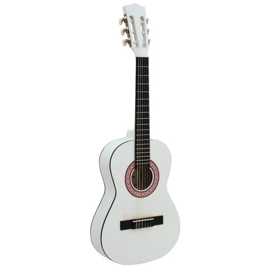 DIMAVERY AC-303 Classical Guitar 1/2, white