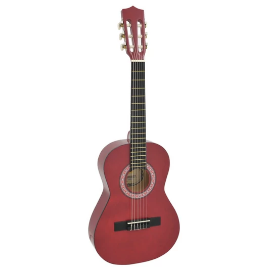 DIMAVERY AC-303 Classical Guitar 1/2, red