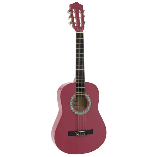 DIMAVERY AC-303 Classical Guitar 1/2, pink