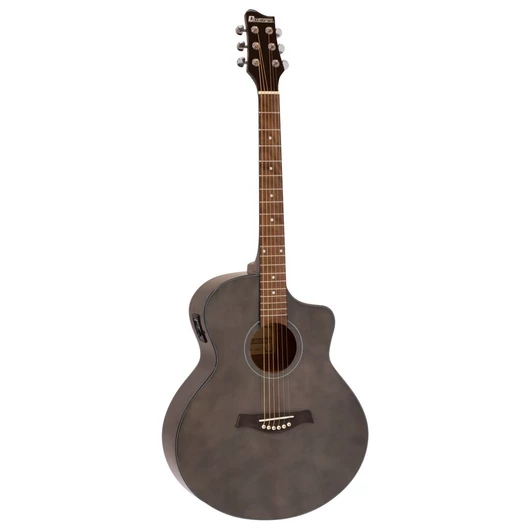 DIMAVERY STW-50 Western Guitar,brown