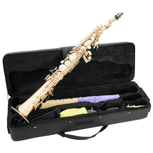 DIMAVERY SP-10 Bb Soprano Saxophone, gold