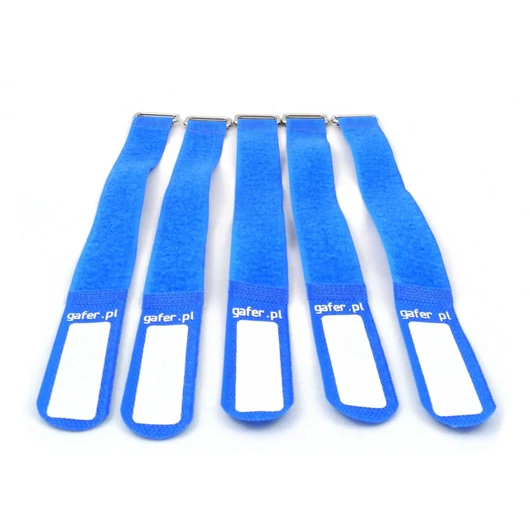 GAFER.PL Tie Straps 25x400mm 5 pieces blue